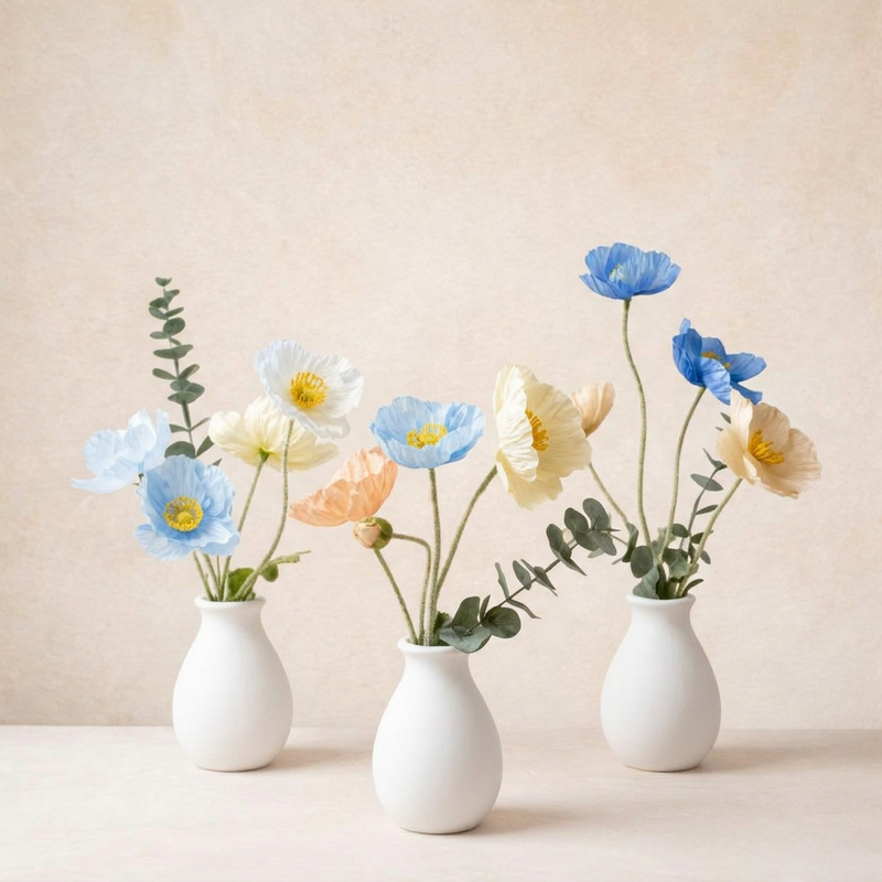 Blue Willow · Bud Vase Set