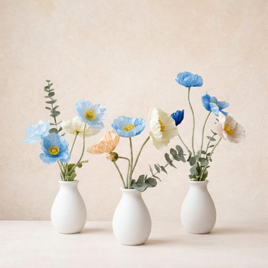Blue Willow · Bud Vase Set